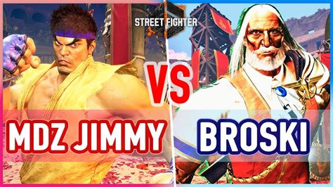 Sf Mdz Jimmy Ryu Vs Broski Jp Street Fighter Youtube