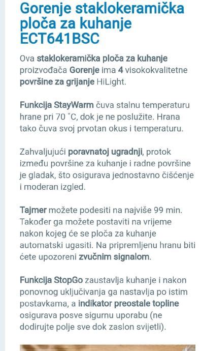 Gorenje ECT641BCS