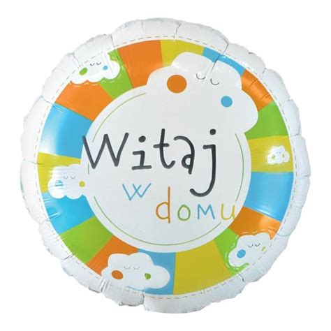 Balon bez helu Witaj w domu 18 zamów online Szalony pl