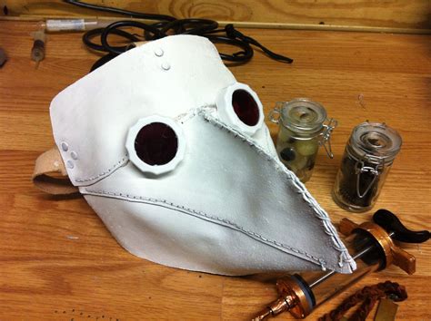 How to Make a Leather Plague Doctor Mask : 17 Steps (with Pictures ...