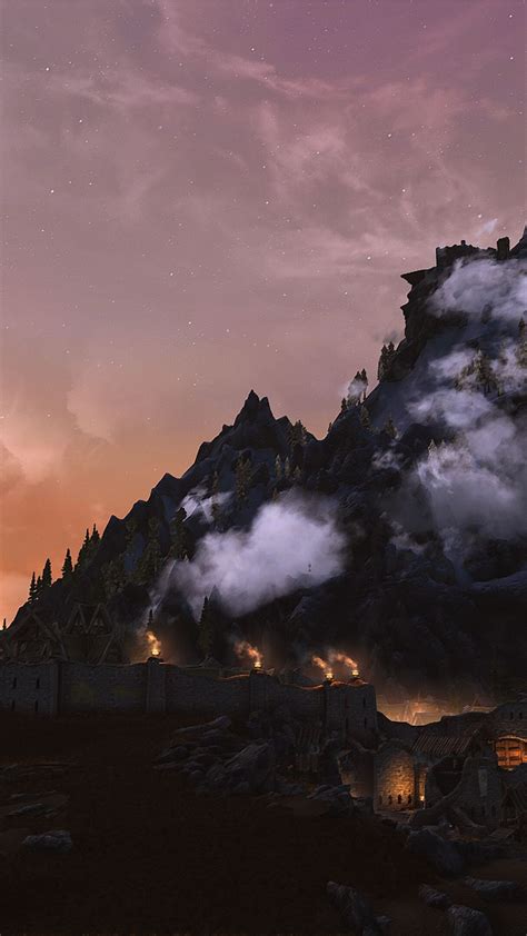 Mountains The Elder Scrolls V Skyrim Wallpaper Skyrim Wallpaper