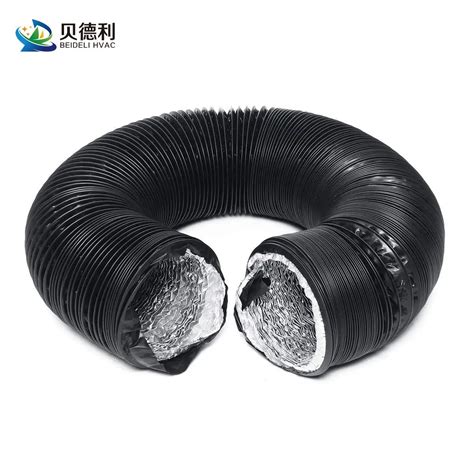 Beideli Flexible Double Aluminium Foil Ducting Hose For Inline Duct Fan