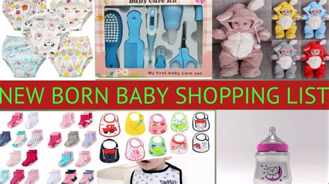 New Born Baby Shopping List Things You Need To Buy For Your New Born