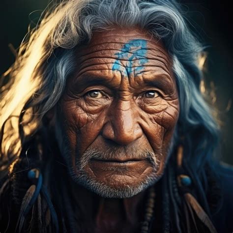 Premium AI Image | Elderly man closeup portrait of Indian outdoor ...