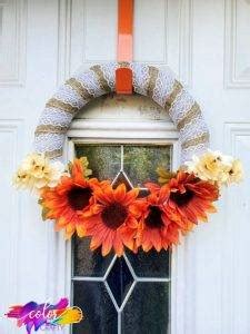 Easy Diy Sunflower Wreath Ideas