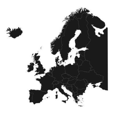 Europe Map Vector Art, Icons, and Graphics for Free Download