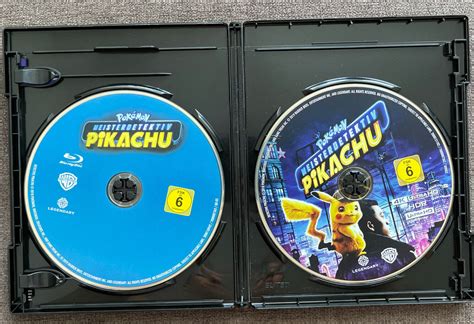 Pok Mon Meisterdetektiv Pikachu K Ultra Hd Bluray Deutsch Zustand