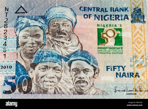 50 Nigerian Naira Bank Note Nigerian Naira Is The Main Currency Of