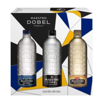 Tequila Maestro Dobel 3 Pzas De 375 Ml C U A Precio De Socio Sams