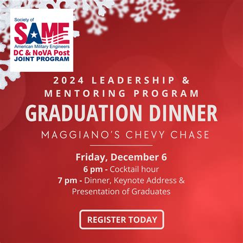 SAME DC NoVA REGISTER NOW Dec 6 2024 Leadership Mentoring