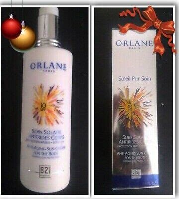 Orlane Soleil Pur Soin Spf Anti Aging Sun Cream For The Body Oz