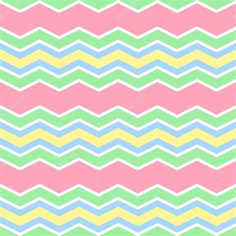 Colores Pastel Zig Zag De Patrones Sin Fisuras Vector De Stock