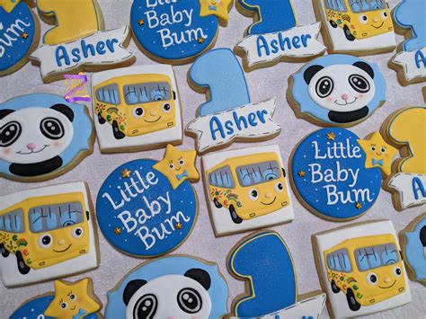 Little Baby Bum Personalized First Birthday 24 Decorated | Etsy