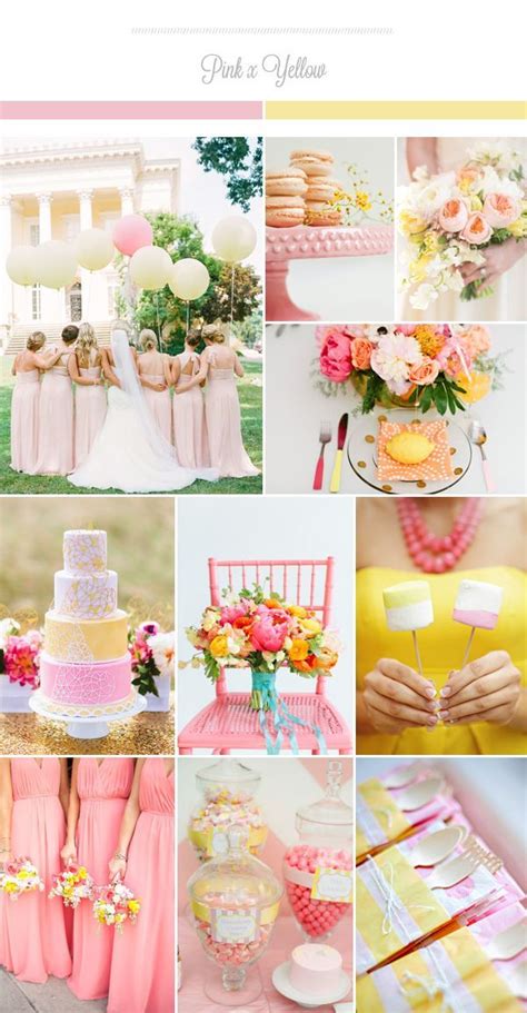 Pink X Yellow Adorable Spring Wedding Palette Praise Wedding Pink