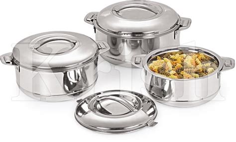 Non Coated Stainless Steel Regular Hot Pot For Food Containing