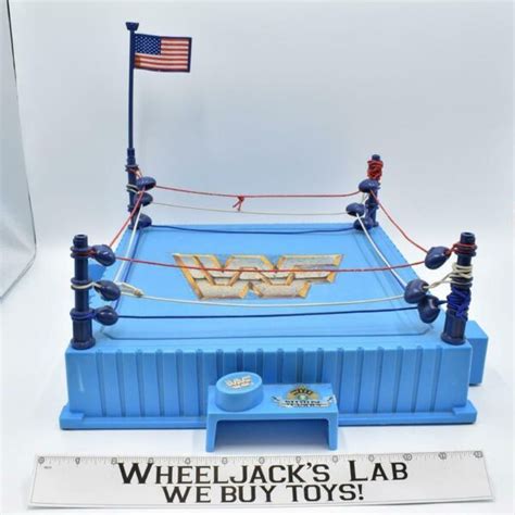 Official Wrestling Ring WWE WWF Wrestling 1990 Hasbro Action Figure ...