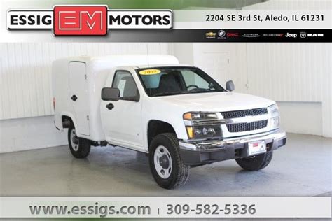 Used 09 Chevy Colorado Regular Cab Astro Enclosed Service Body 5 Cyl