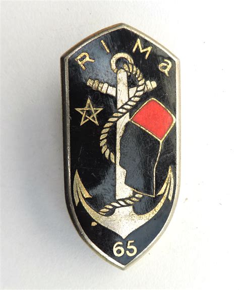 Insigne 65 Régiment dInfanterie de Marine