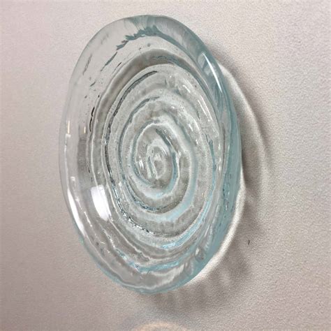 Clear Textured Fused Glass Bowls Elegant Fused Glass By Karen