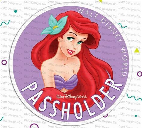 Disney S Princess Ariel From The Little Mermaid Annual Passholder Magnet Fan Art 3855471876