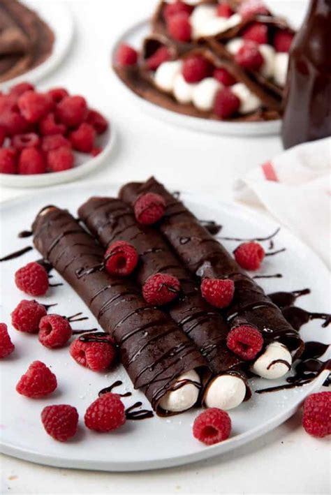 Perfect Chocolate Crepes The Flavor Bender