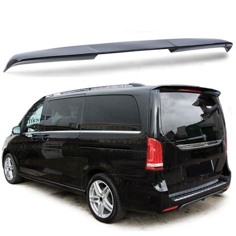 Mercedes Benz V Klasse Vito Dakspoiler Hoogglans Zwart Yazas