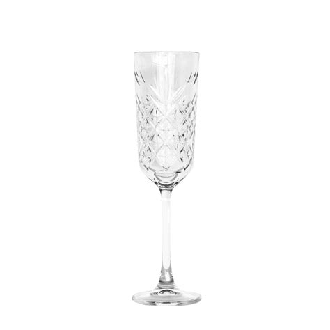 Crystal Cut Champagne Flute 175ml Hire For Weddings And Events Hampton Event Hire