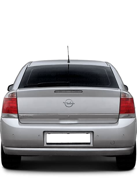 Opel Vectra Dimensions Rear View