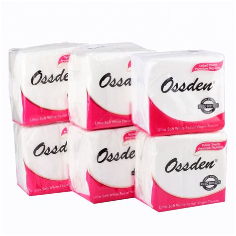 Ossden Disposable Soft Tissue Paper Napkin 80 Pulls Pack Of 6