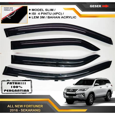 Jual TALANG AIR ALL NEW FORTUNER 2016 2017 2018 2019 2020 MODEL SLIM