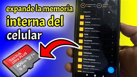 Como Expandir La Memoria Interna De Tu Celular Youtube