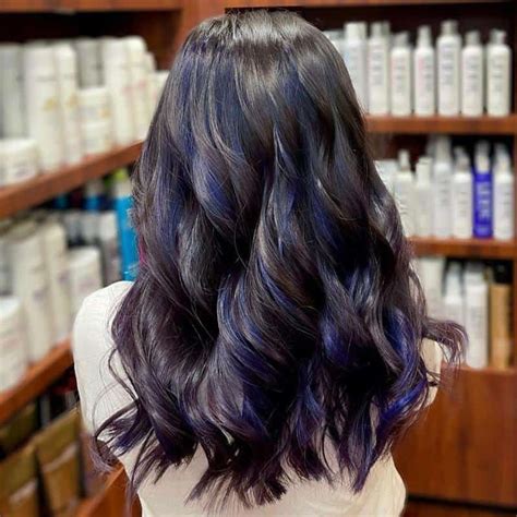 Amazing Purple Highlights On Black Hair Ideas Updated