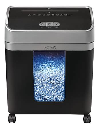 Ativa 10 Sheet Micro Cut Shredder OMM103P - Office Depot