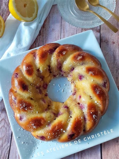 Couronne au lait concentré au citron et framboises Dans vos assiettes