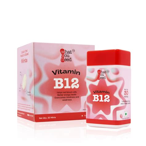 Buy Best Vitamin B12 Tablets & Supplement in India Online | WYN