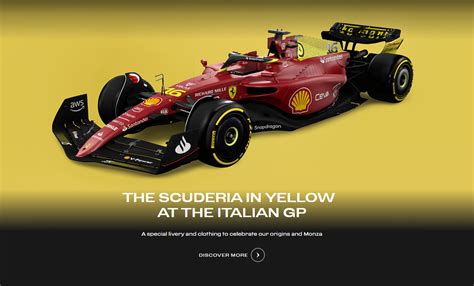 フェラーリがイタリアgpに向け「イエローアクセント」を付与したf1マシン（f1 75）を公開！今回「イエロー」とそのエンブレムの成り立ちについ