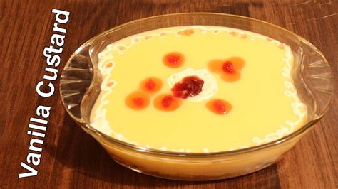 How To Make Vanilla Custard Recipe Housewife Recipe Youtube