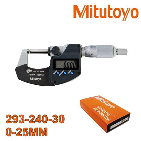 Jual Micrometer 0 25 MITUTOYO 293 240 30 Micro Meter Digital Outside