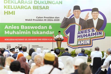 Keluarga Besar HMI Dukung AMIN Gerakan Rakyat Harapan Masa Indonesia