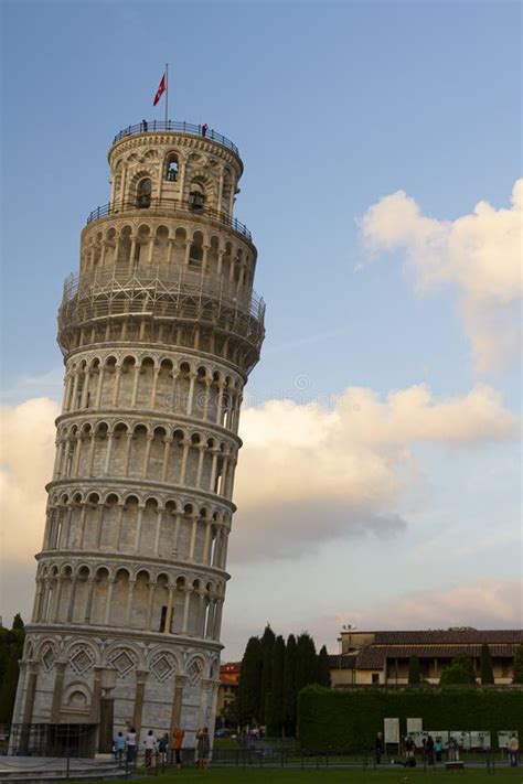 The Leaning Tower of Pisa during Stabilization Work Stock Image - Image ...