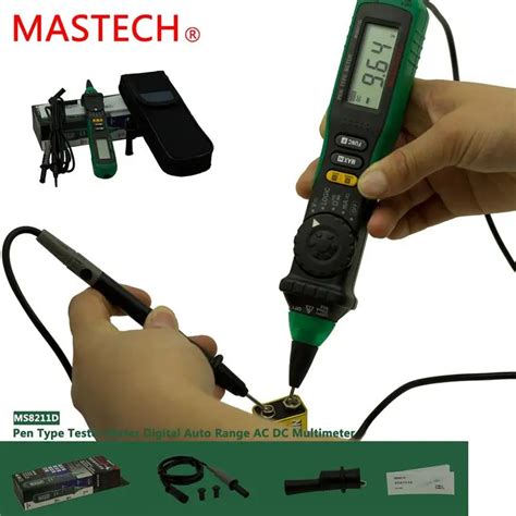 Mastech MS8211D Pen Type Meters Multitool Digital Multimeter Uto Range