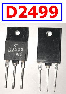 D2499 Datasheet PDF 600V 6A NPN Transistor Toshiba