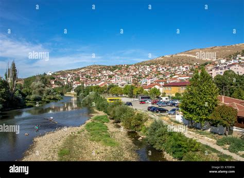 Macedonia, Veles city - Vardar River Stock Photo - Alamy