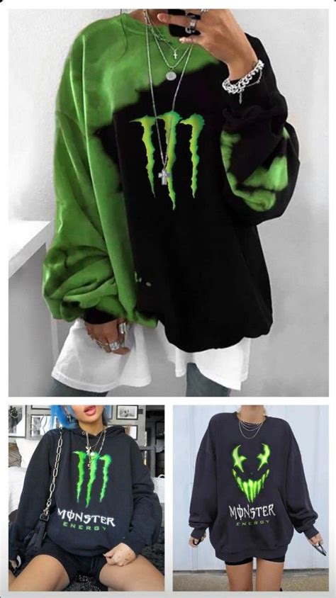 Hoodie Monster energy | Energy clothing, Monster energy clothing ...