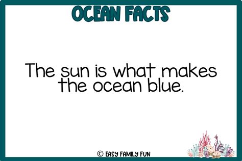 Facts About The Ocean - Easy Family Fun- Games, Trivia, and Jokes