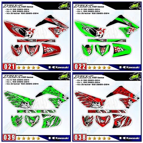 Jual Decal Sticker Striping Variasi Fullbody Klx S Lama Klx L