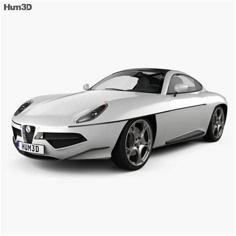 Alfa Romeo Disco Volante Touring 2013 3D model - Hum3D