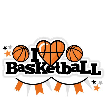 Picture Library Stock Heart Basketball Clipart Cute Basketball Clip