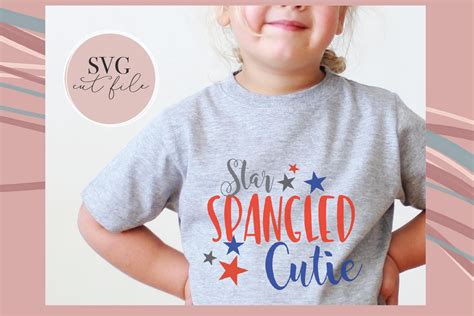 Star Spangled Cutie SVG Graphic By JustOneMoreProject Creative Fabrica