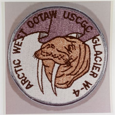 Nh 88133 Kn Insignia U S Coast Guard Cutter Glacier Wagb 4